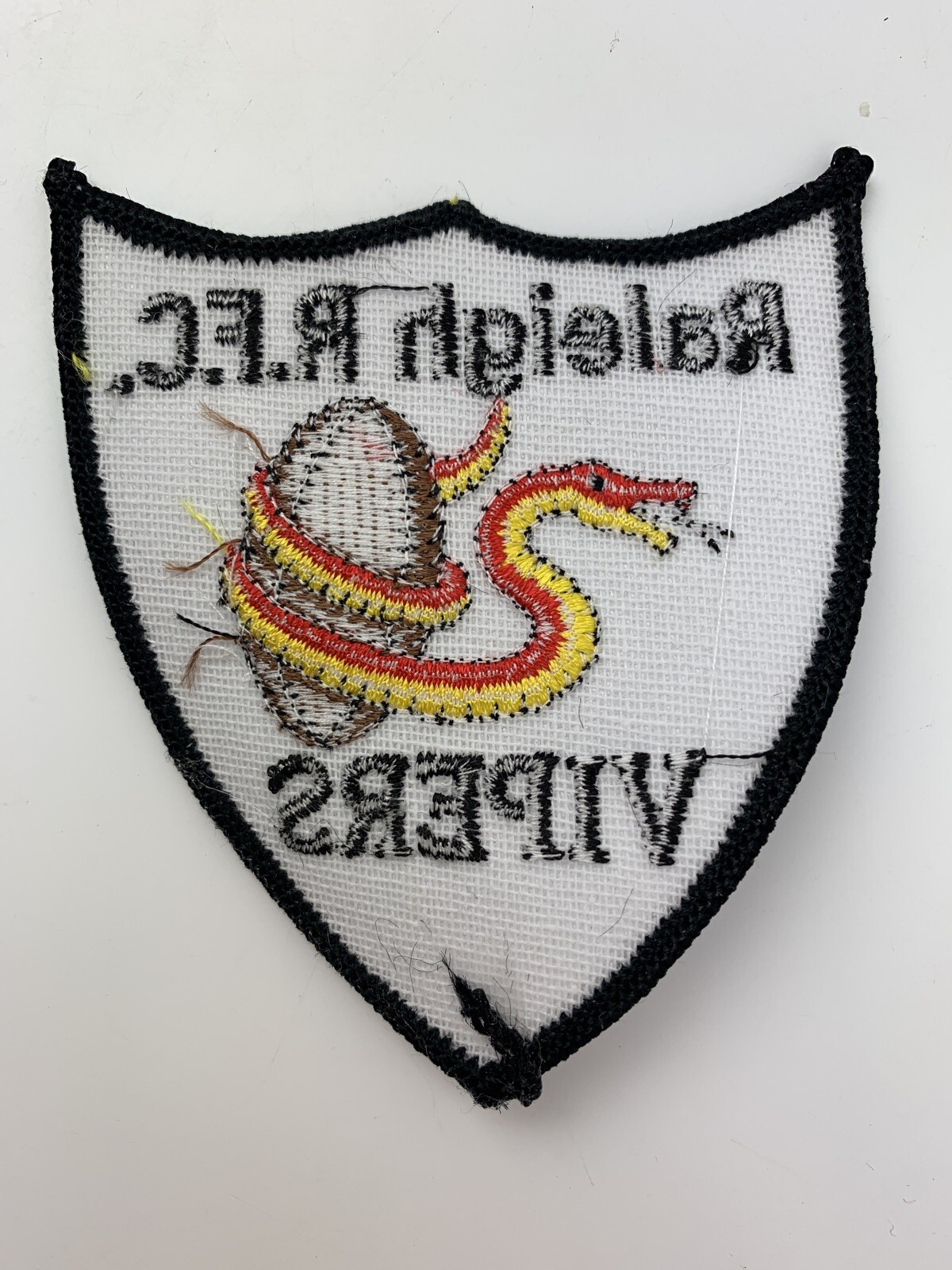 La Rugby Patch Raleigh R.F.C Vipers Club Di Rugby Patch Nuovo | eBay