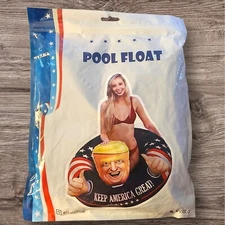 NinoStar Trump Pool Float 2024 Keep America Great Inflatable Raft