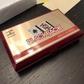 Nintendo Game And Watch Japanese Black Jack BJ-60 Rare Box Variant Collector