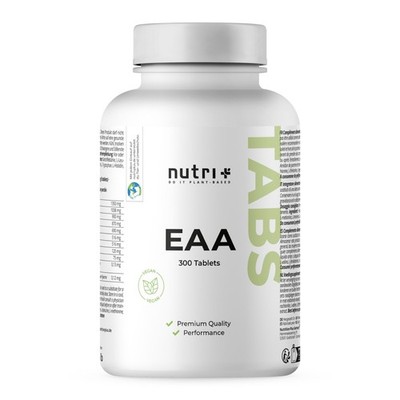 EAA Tabletten - vegan + hochdosiert - 300 EAAs Tabs mit BCAA - keine Kapseln