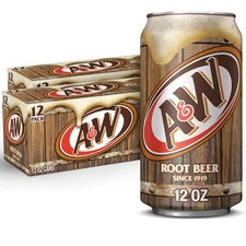 Great Value Root Beer Soda Pop, 12 fl oz, 12 Pack Cans