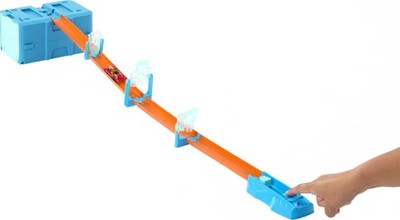 Toy Car Track Set, Track Builder Ice Crash Playset, 10 Component Parts & 1:64...