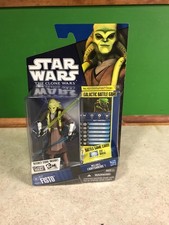 2010 Star Wars Clone Wars  KIT FISTO CW23 Figure NIB