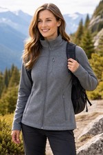 The North Face Apex Bionic Women's Soft-shell Gray Jacket Windproof Medium
