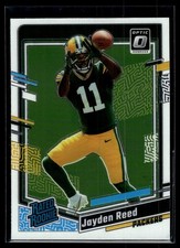 Jayden Reed 2023 Donruss Optic Rated Rookie A Card #239