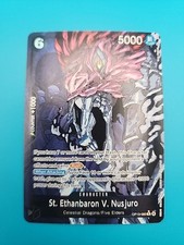 St. Ethanbaron V. Nusjuro (Alternate Art) OP13-080 Carrying On His Will Foil