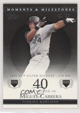 2007 Topps Moments & Milestones Black 21/29 Miguel Cabrera #110 0b5