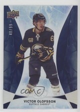 2021-22 Upper Deck Ice 2020-21 Base Royal Blue 40/99 Victor Olofsson #37 15ok