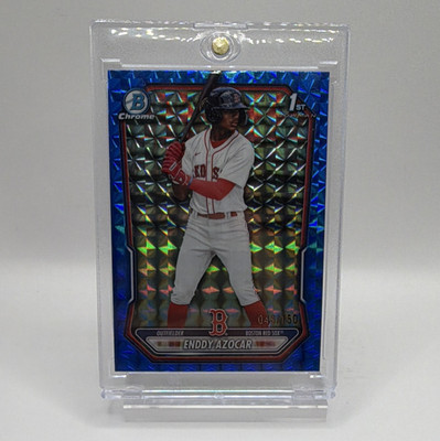 Bowman 2026 Bowman Chrome 1st Bowman Blue Refractor Enddy Azocar #BCP-23  /150