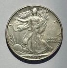 1947 Silver Walking Liberty Half Dollar L128 - AU - Rare