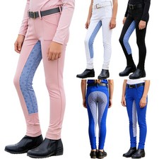 Girls Pants Workout Trousers Stretchy Breeches Athletic Slim Fit Schooling