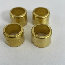 Lot of 4 - Western Enterprises I-I Brass Hose Ferrule 0.625 in ID