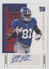 2012 Panini Contenders Rookie Ticket Variation /200 Adrien Robinson Auto 0o9