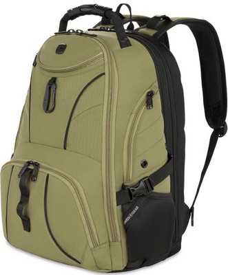 SwissGear 1900 Scansmart TSA 17 Laptop Backpack, Olive, 19  - BRAND NEW w/ TAGS!