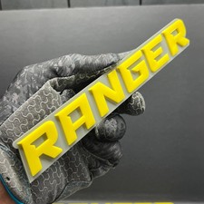 1pc Ranger Emblem Durable 3d Acrylic Custom Car Truck Decal