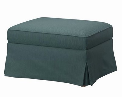 New IKEA UPPLAND Ottoman Cover | Kelinge Gray-Turquoise | 805.846.11