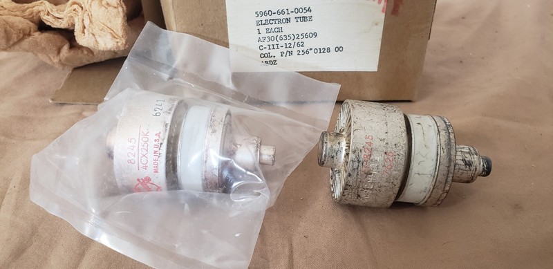 Pair Of EIMAC 4CX250K / 8245  Tubes