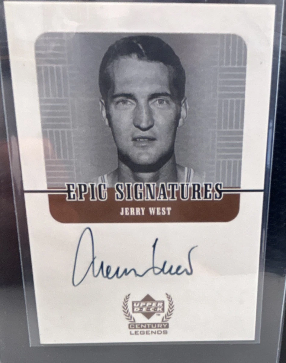 Upper Deck Jerry West Basketball Autographed Sports Trading Cards