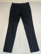 Birddogs Golf Pants Men's 32x34 Black Stretch Unlined Chino Outdoors Preppy