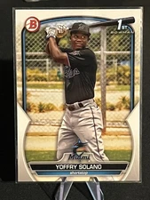 2023 Bowman - Prospects Yoffry Solano #BP-72 (RC) – Fast Free USA Shipping