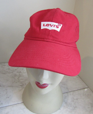 Levi's Red Logo 100% Cotton Youth Baseball Hat OSFM