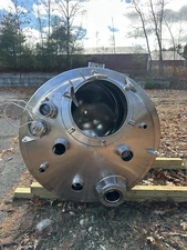 Polished 316 SS Jacketed Tank 1770L