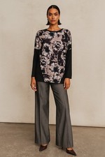 Clearance!  JD Williams Floral Print Tunic Top Size 14  – Smart Casual