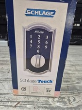 Schlage Satin Nickel Electronic Touch Keyless Touchscreen Deadbolt