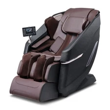 Full Body Massage Chair Zero Gravity 3D Shiatsu Recliner SL-Track Heat, AI Voice