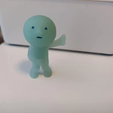 Smiski Toilet Series Gaman Holding In Figure Japan Exclusive Glow in the Dark