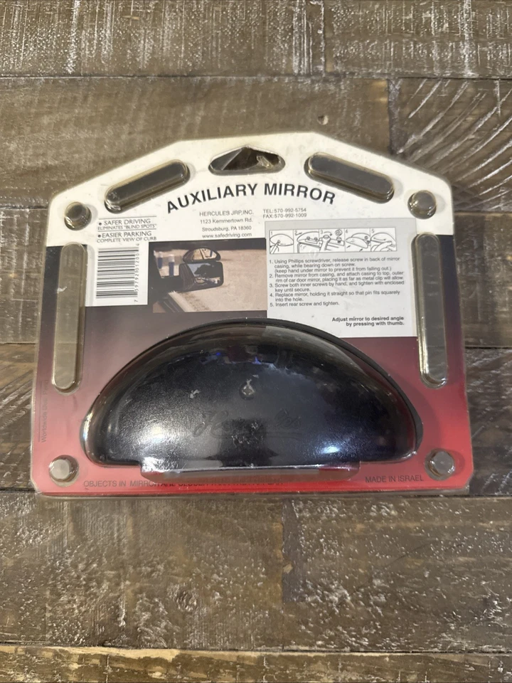 NUEVO Espejo Espejo Vehículo One Hercules Auxiliar Punto Ciego Gran Angular Espejo Foto 3 de 4