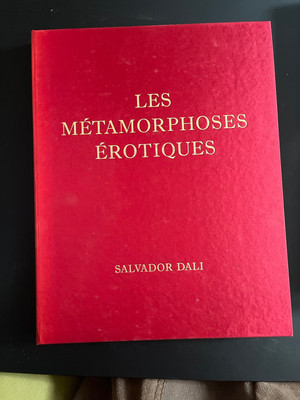 Rare SALVADOR DALI Book Of Prints  Les Métamorphoses Érotiques  Edition 355/1200