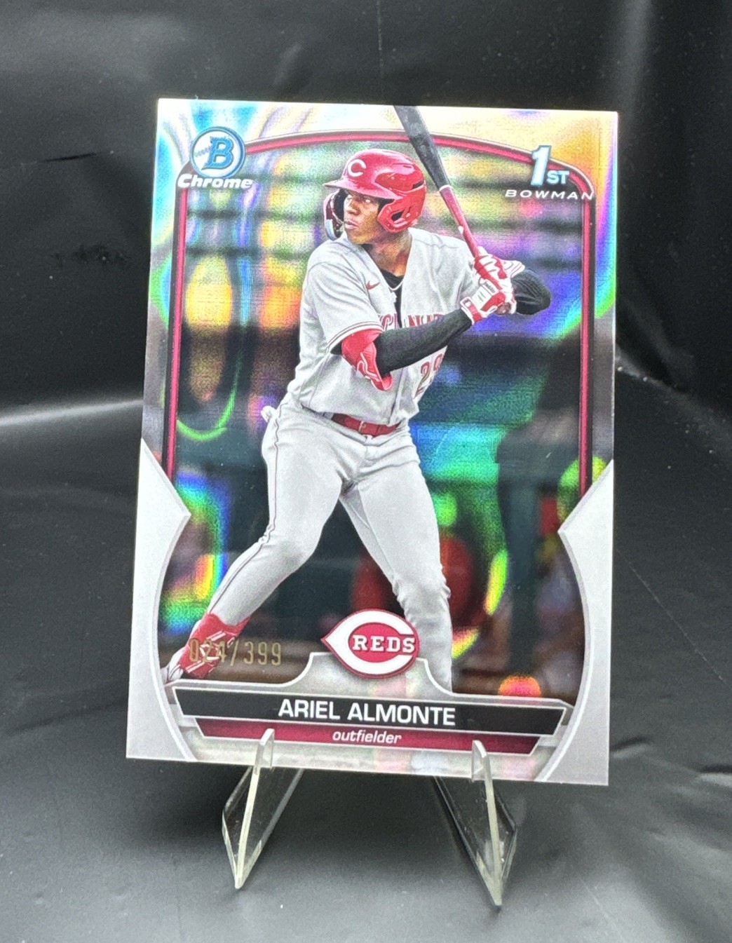 2023 Bowman Chrome Prospects Lava Refractor /399 Ariel Almonte #BCP-78