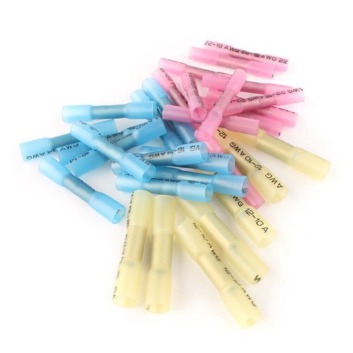 Kit 200x Termorestringenti Impermeabili Assortiti Connettori Filo Butt Crimp Terminali - Foto 12 di 12