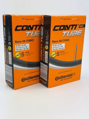 Continental Fahrradschlauch Race 28 700C Sclaverandventil 60mm Set 2 Stück