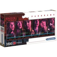 Clementoni - Stranger Things Panorama Puzzle (1000 Teile)