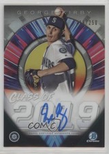 2019 Bowman Draft Chrome Class of 2019 218/250 George Kirby #C19A-GK Auto 1lj1