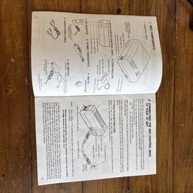 Consola Nintendo Control Deck Original NES Inserto Manual Solo