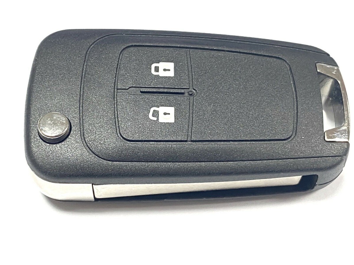 Riloer Custodia Telecomando Auto 2 Pulsanti In Plastica E Metallo Per Opel Astra, Insignia, Zafira, Holden (2 Pezzi)