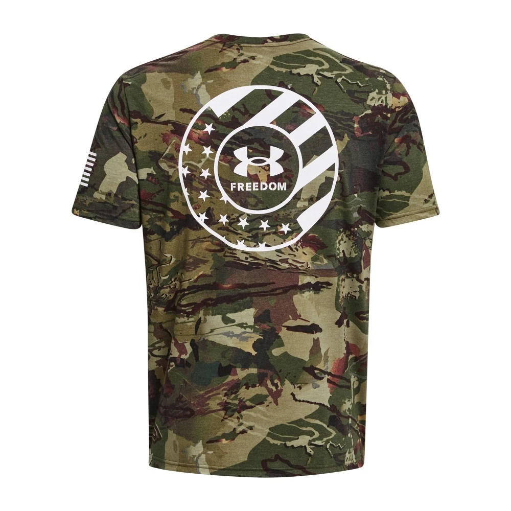 Under Armour 1377057 Men's UA Freedom Camo T-Shirt, Forest All Season Camo Small