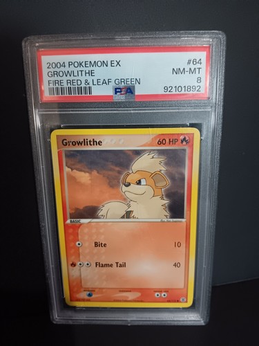 Growlithe graded PSA 8 for sale on eBay