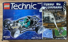 Lego Technic Set 8428 Turbo Command with Box, Instructions and CD