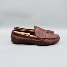 Polo Ralph Lauren Shoes Mens 10 Brown Leather Penny Loafers Casual Comfort