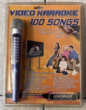 Leadsinger Video Karaoke LS-2006 Series Microphone w/ 100 Songs Plug N Play NEW
