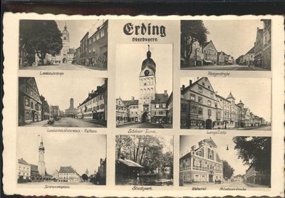 Erding Turm Haagerstr. Stadtpark Münchnerstr. 