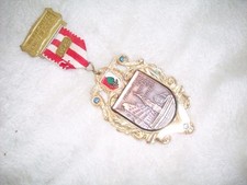 Augsburg (Wappen Abzeichen "9. Int. Volksmarsch 1976", )700 jahre stadt erhebung