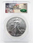 2026 $1 Silver Eagle CAC MS70 First Day of Delivery 250th Anniversary Label Coin
