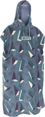 ION Surf Poncho CORE Poncho 2025 crazy palms Beachwear Overall Kaputzenhandtuch