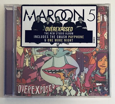 Maroon 5 Overexposed  Edited Promo CD 2012 15 Tracks Payphone Adam Levine New