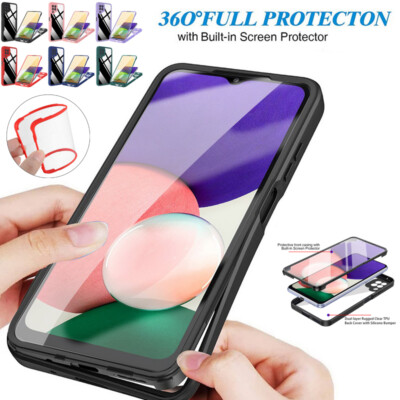 360 Full Body Clear Protector Case Cover für Samsung Galaxy A12 A13 A33 A22 A21S